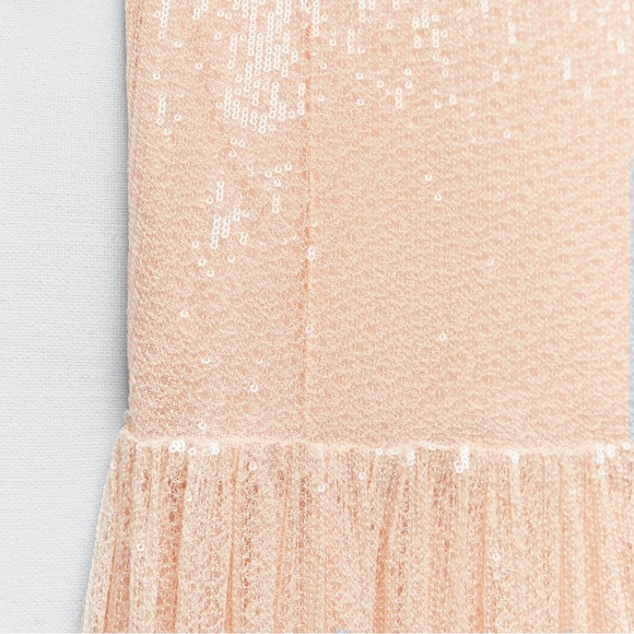 NWT Zara Long Sequin Knit Dress - 2142/071 - Picture 13 of 17
